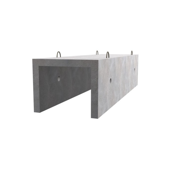 Лоток теплотрасс Л 12д-3